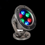 RGB led underwater light