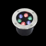 RGB 6W Round Led Underground Light